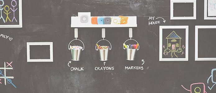 How to create a chalkboard wall for your kid's room